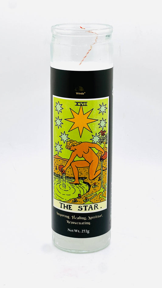 The Star Tarot Candle (8" x 2")