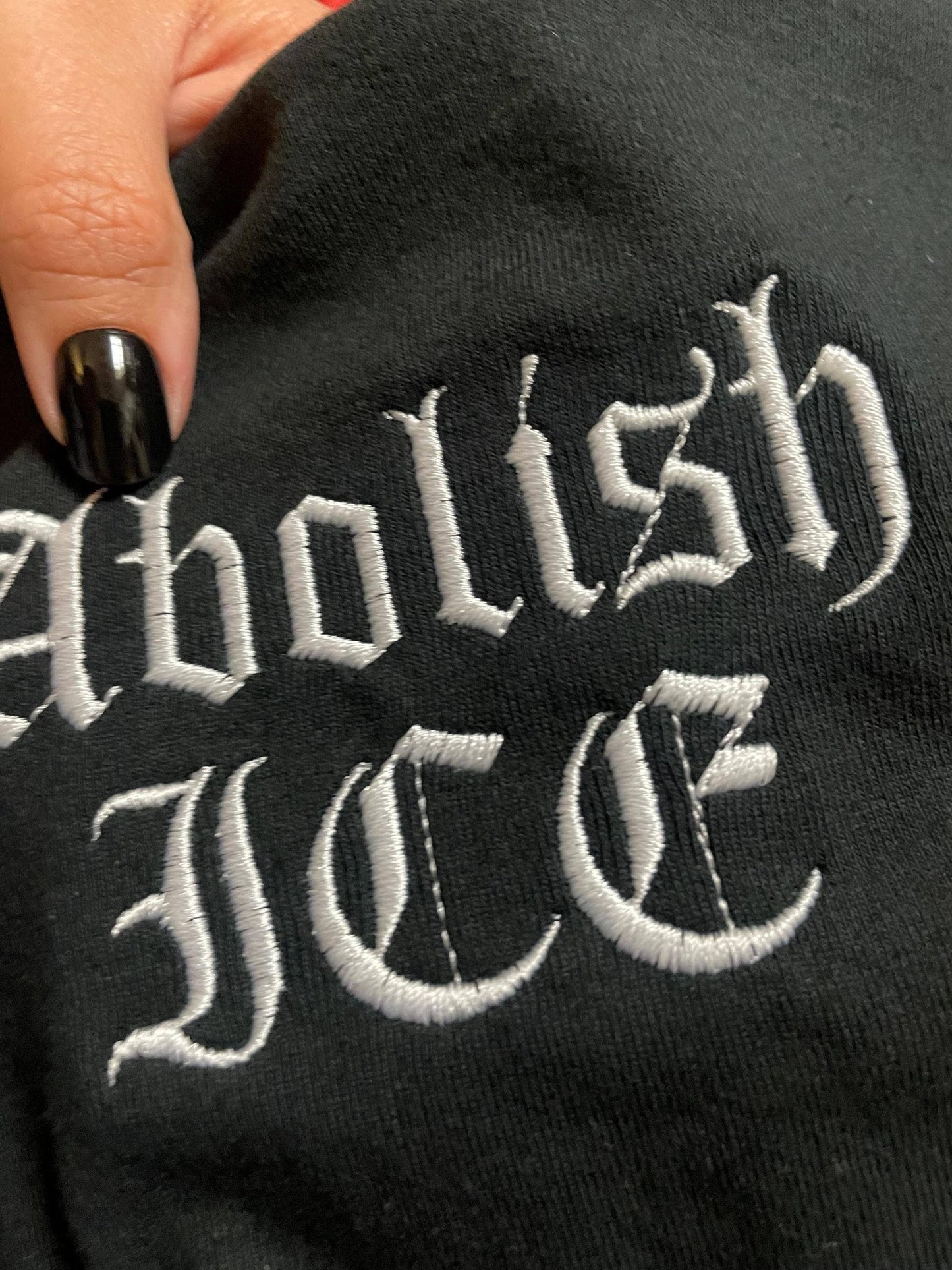 "Abolish Ice" Cropped T-Shirt
