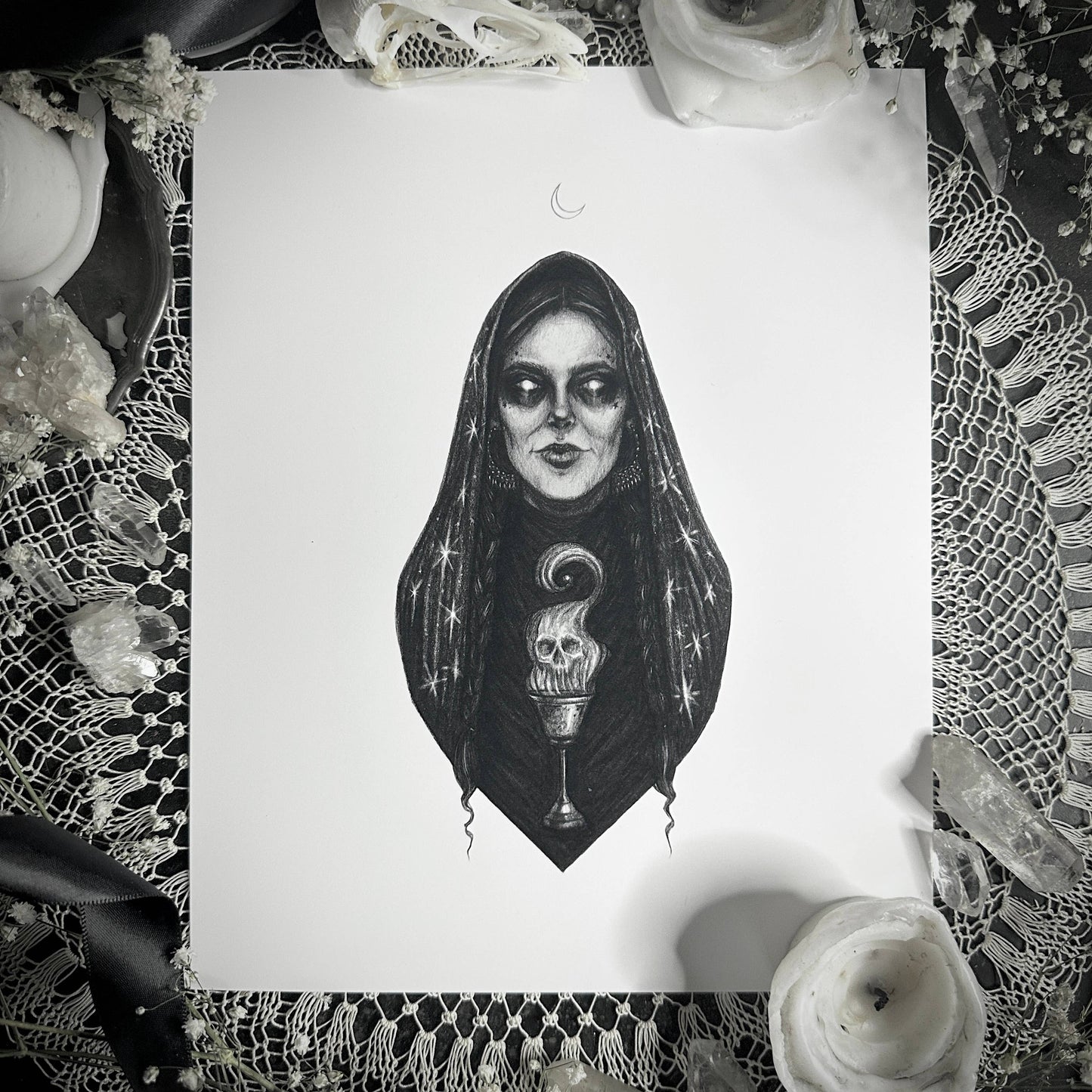 Manāt, Arabian Goddess Of Fate Fine Art Print (5" x 7")