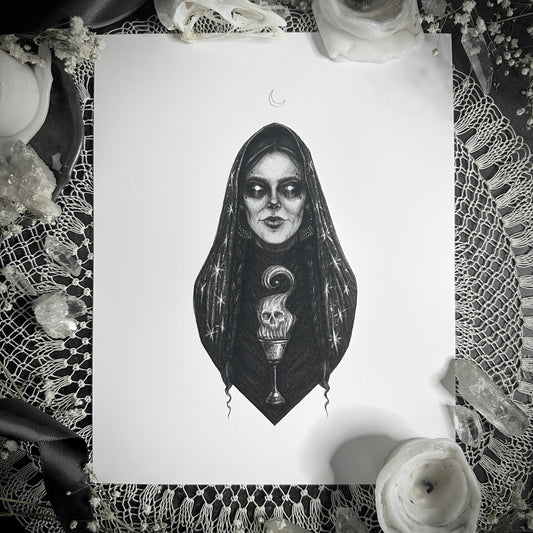 Manāt, Arabian Goddess Of Fate Fine Art Print (5" x 7")