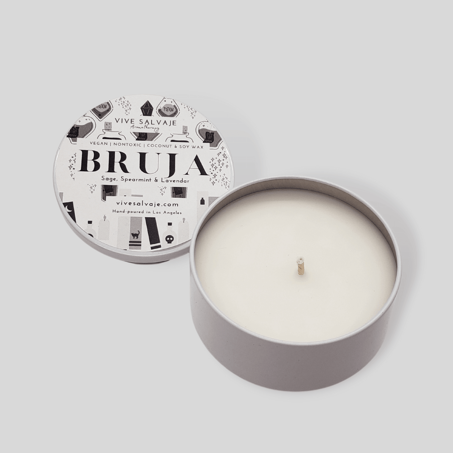 Bruja Witch Collection Tin Candle