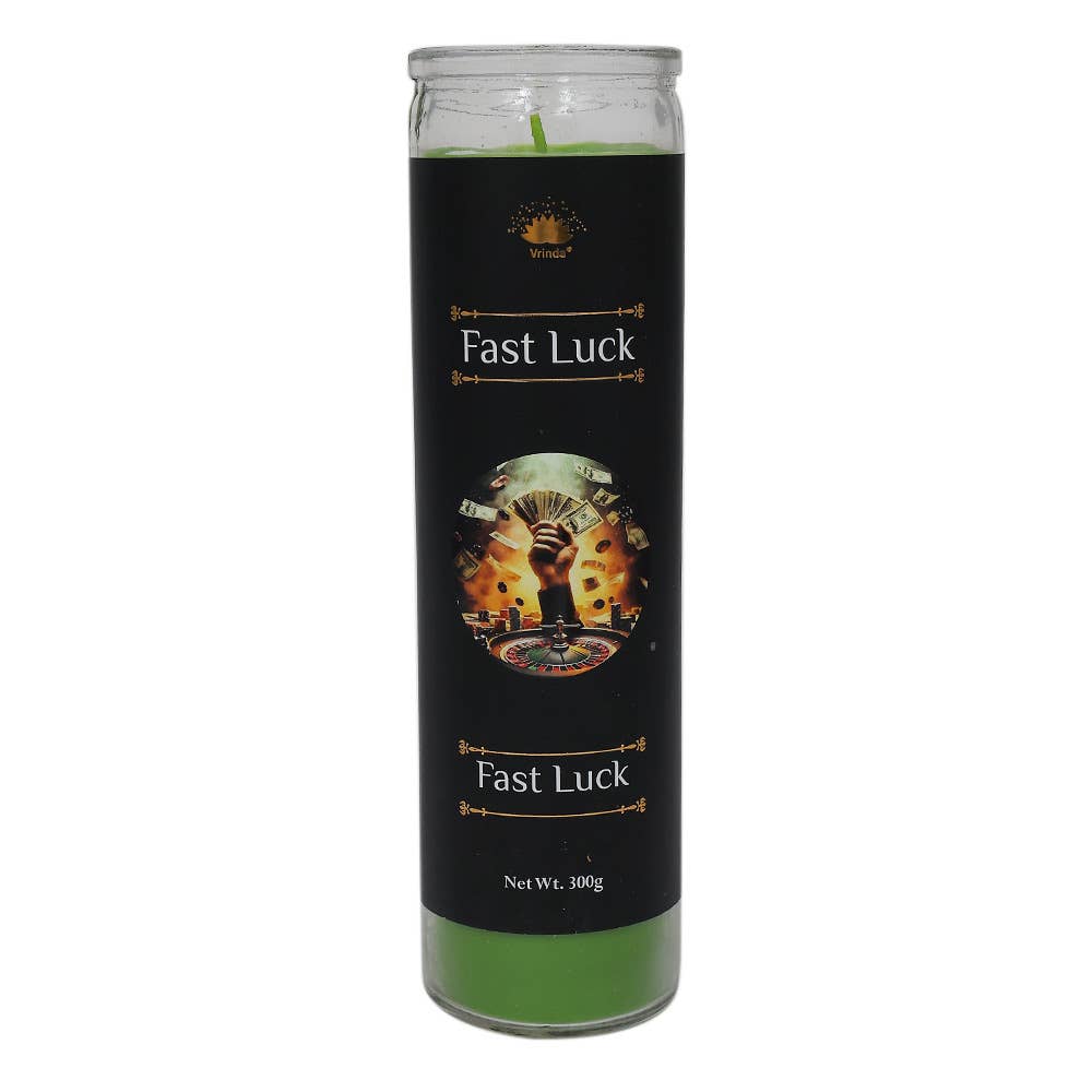 Fast Luck 7-Day Ritual Candle (8" x 2")