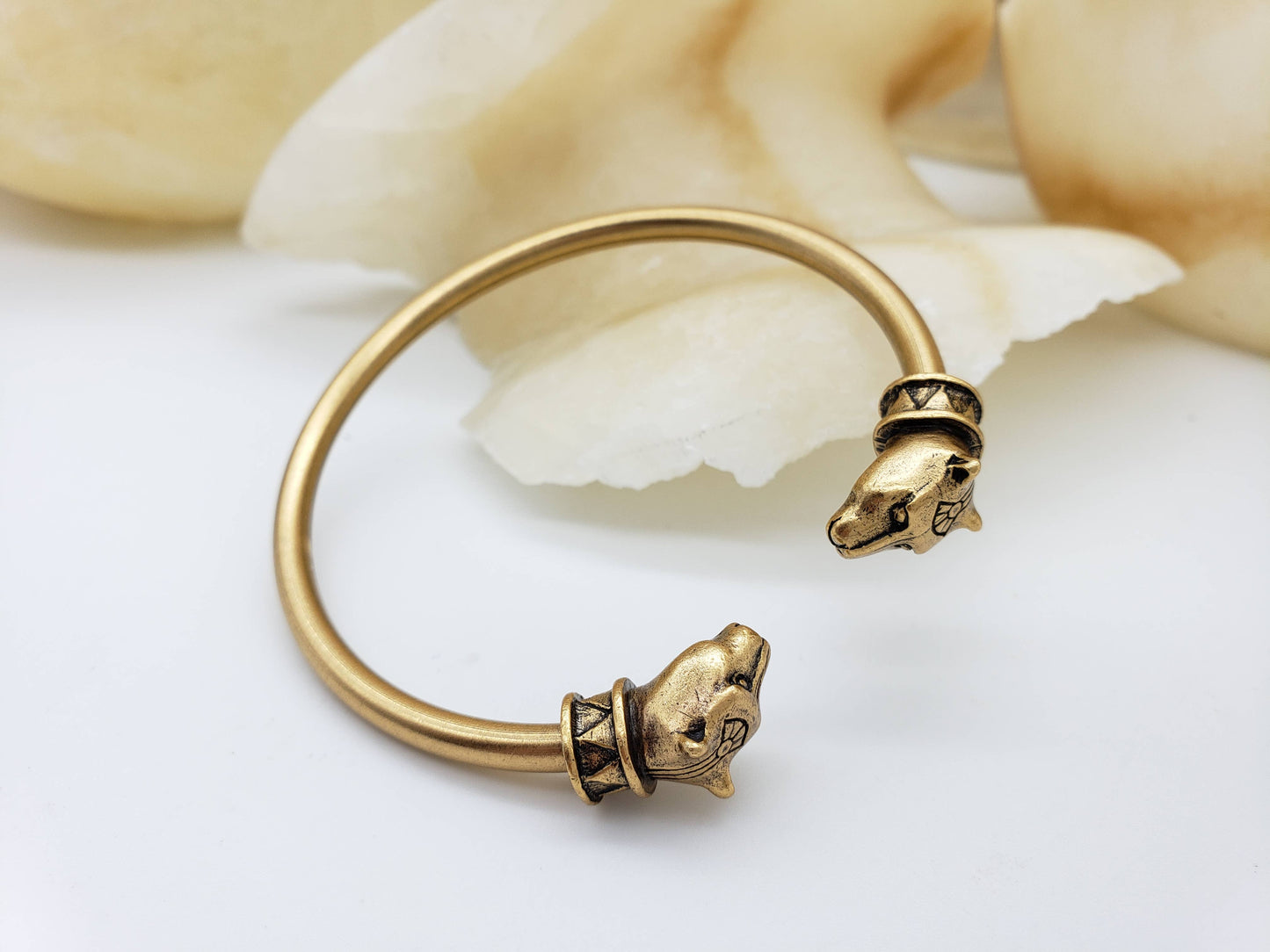 Bastet Goddess Cat Cuff Bracelet