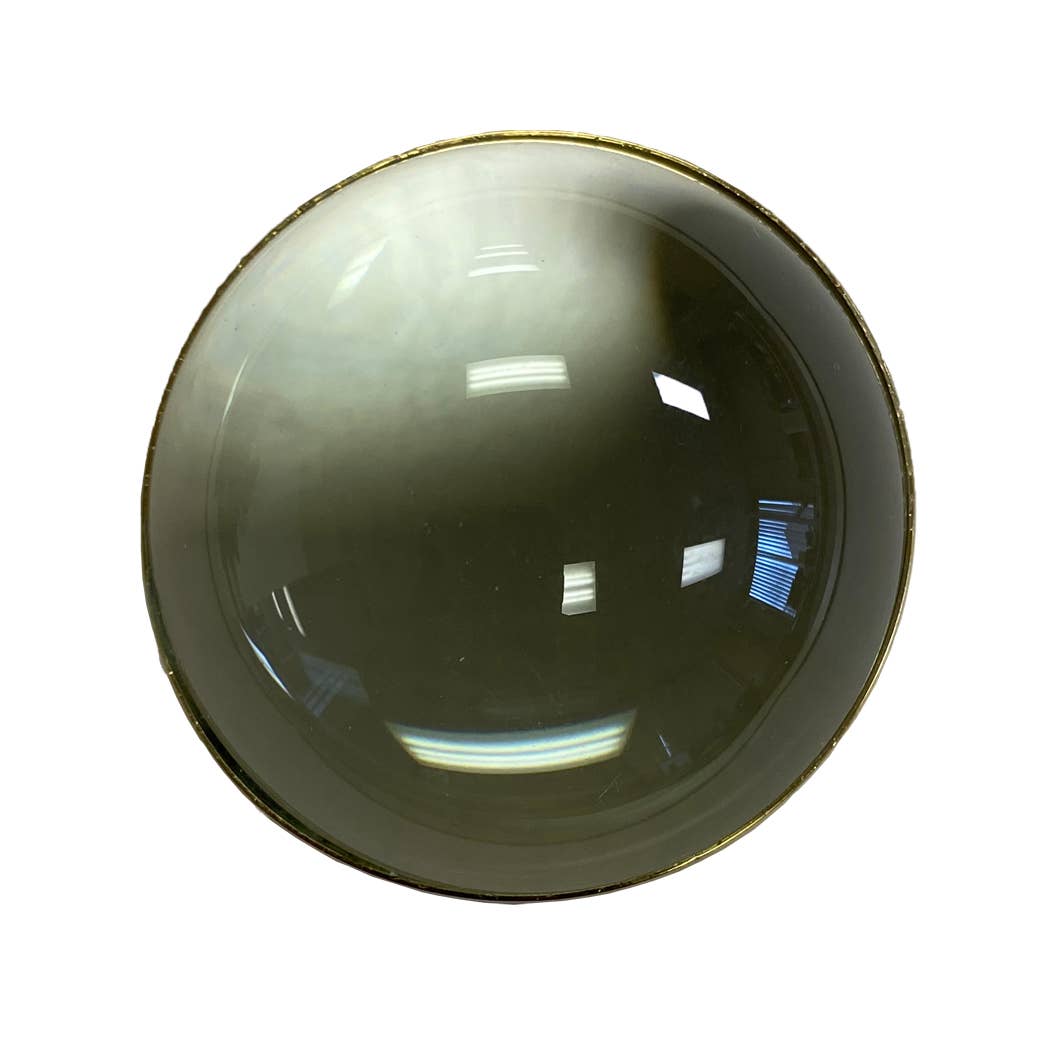Polished Brass Magnifying Glass