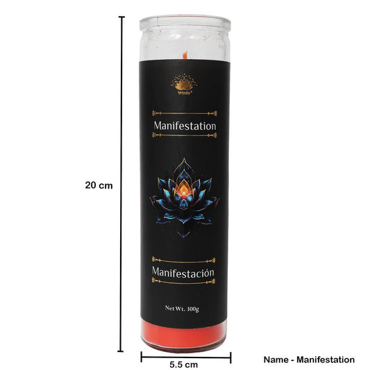Manifestation 7-Day Ritual Candle (8" x 2")