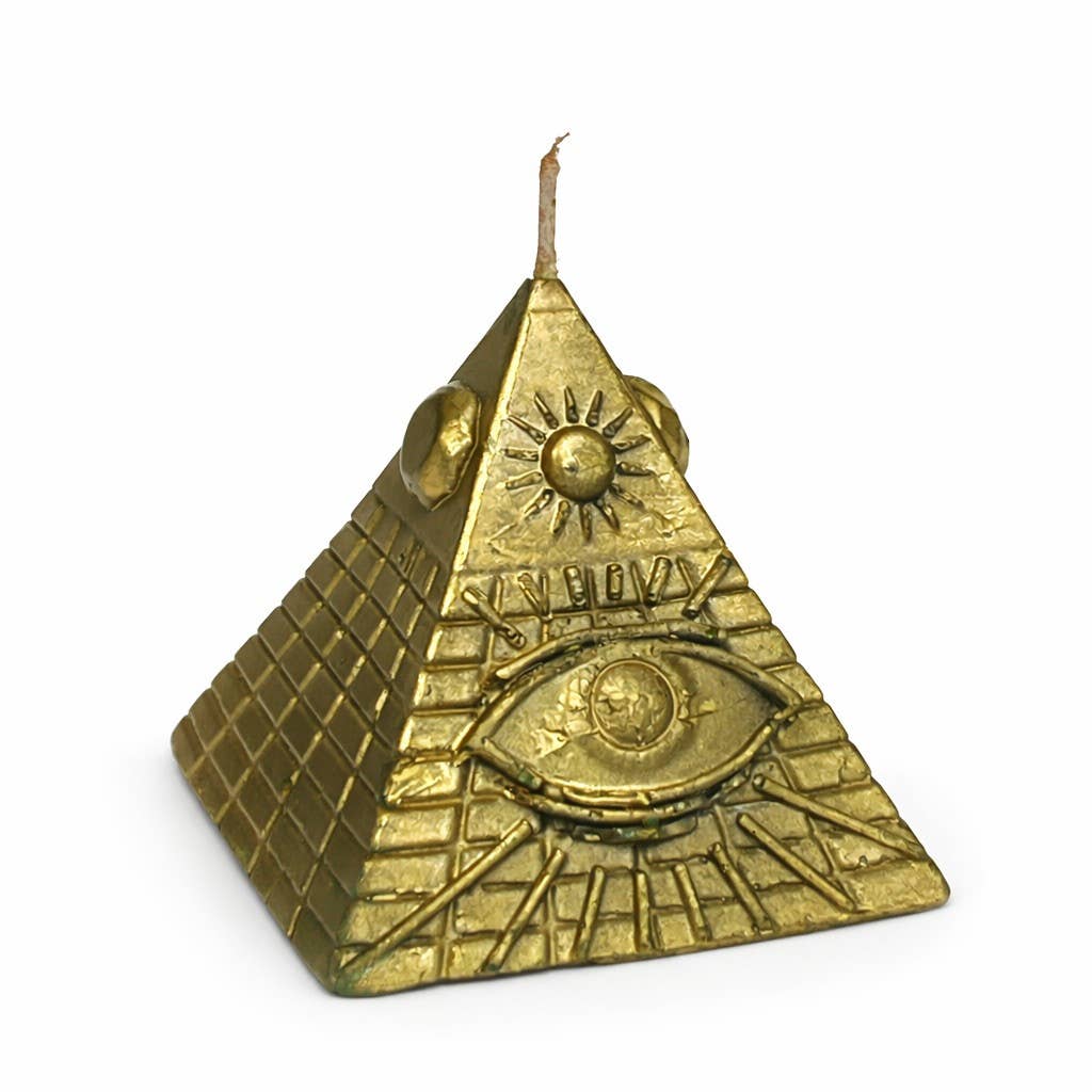 Eye Of Providence Pyramid Candle (3")