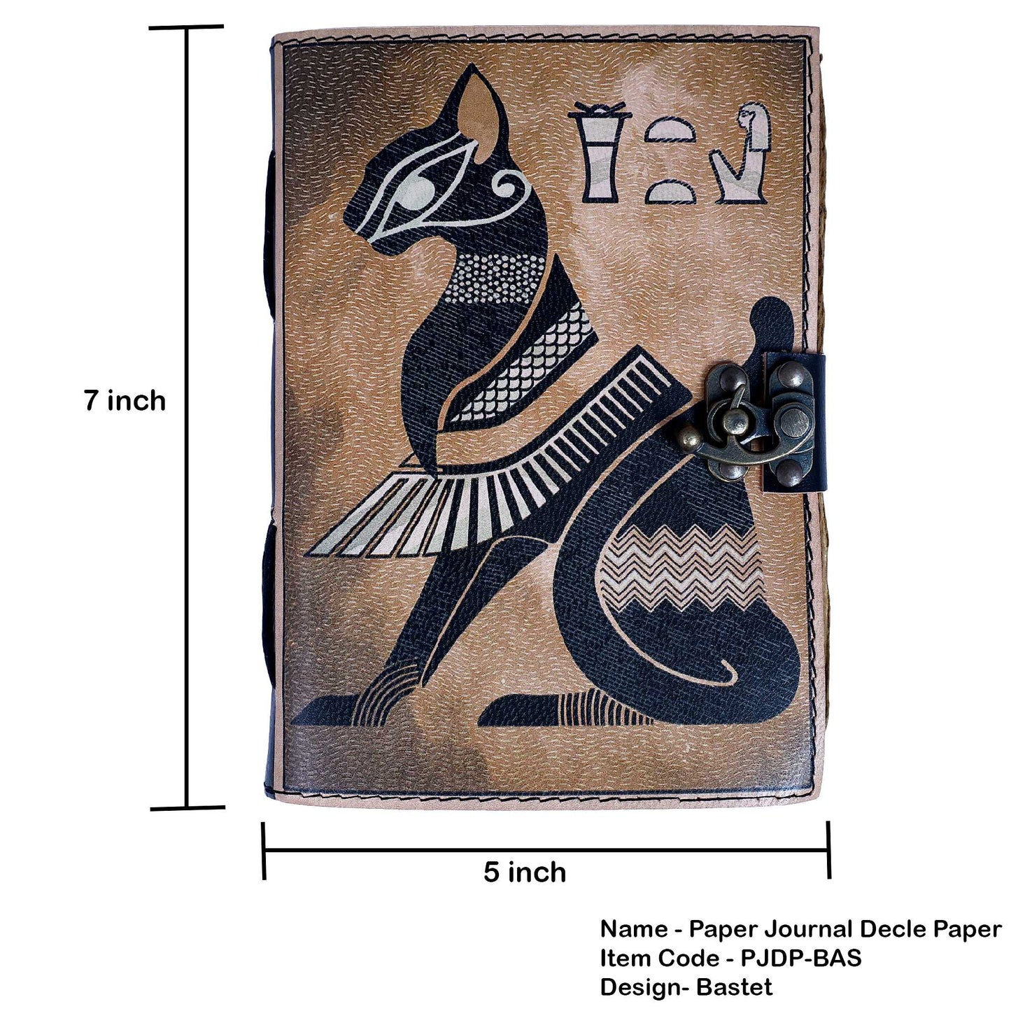 Bastet Goddess Paper Journal (5" x 7")