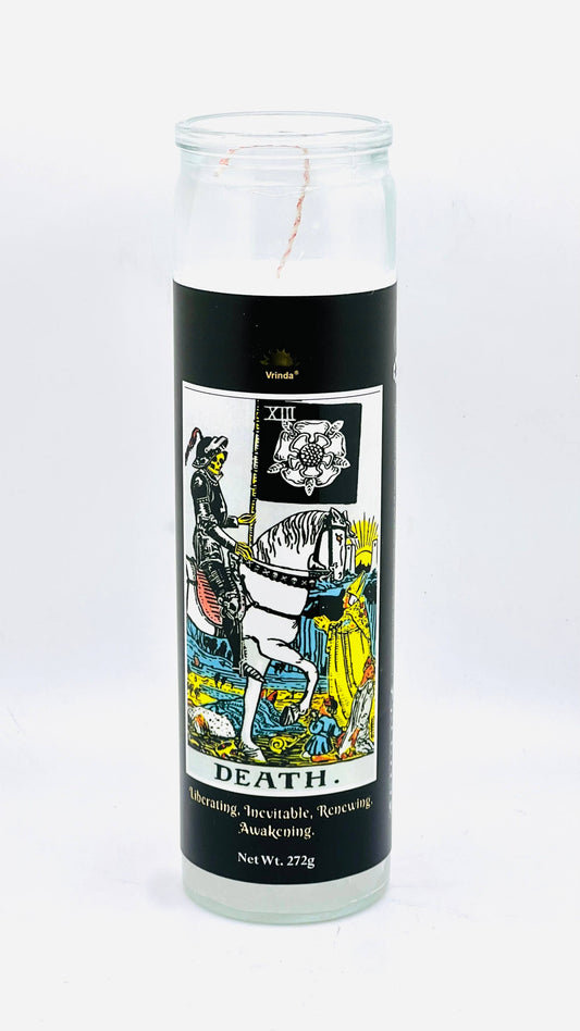 Death Tarot Candle (8" x 2")