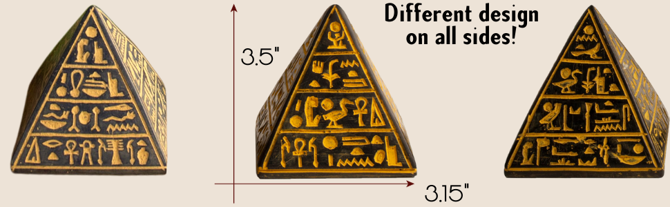 Egyptian Pyramid Statue (3.5")