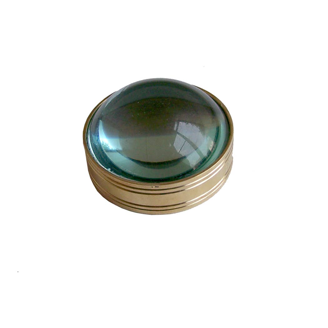Polished Brass Magnifying Glass