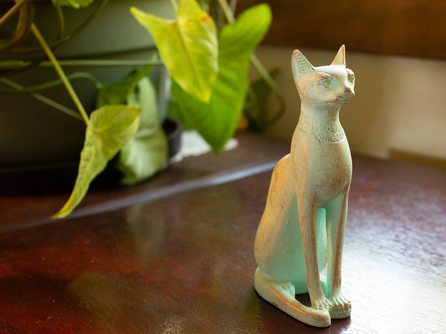 Egyptian Bastet Cat Statue (5.25")