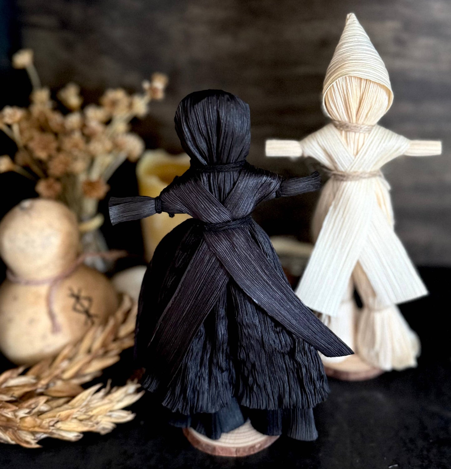 Wood Stand For Corn Husk Poppets