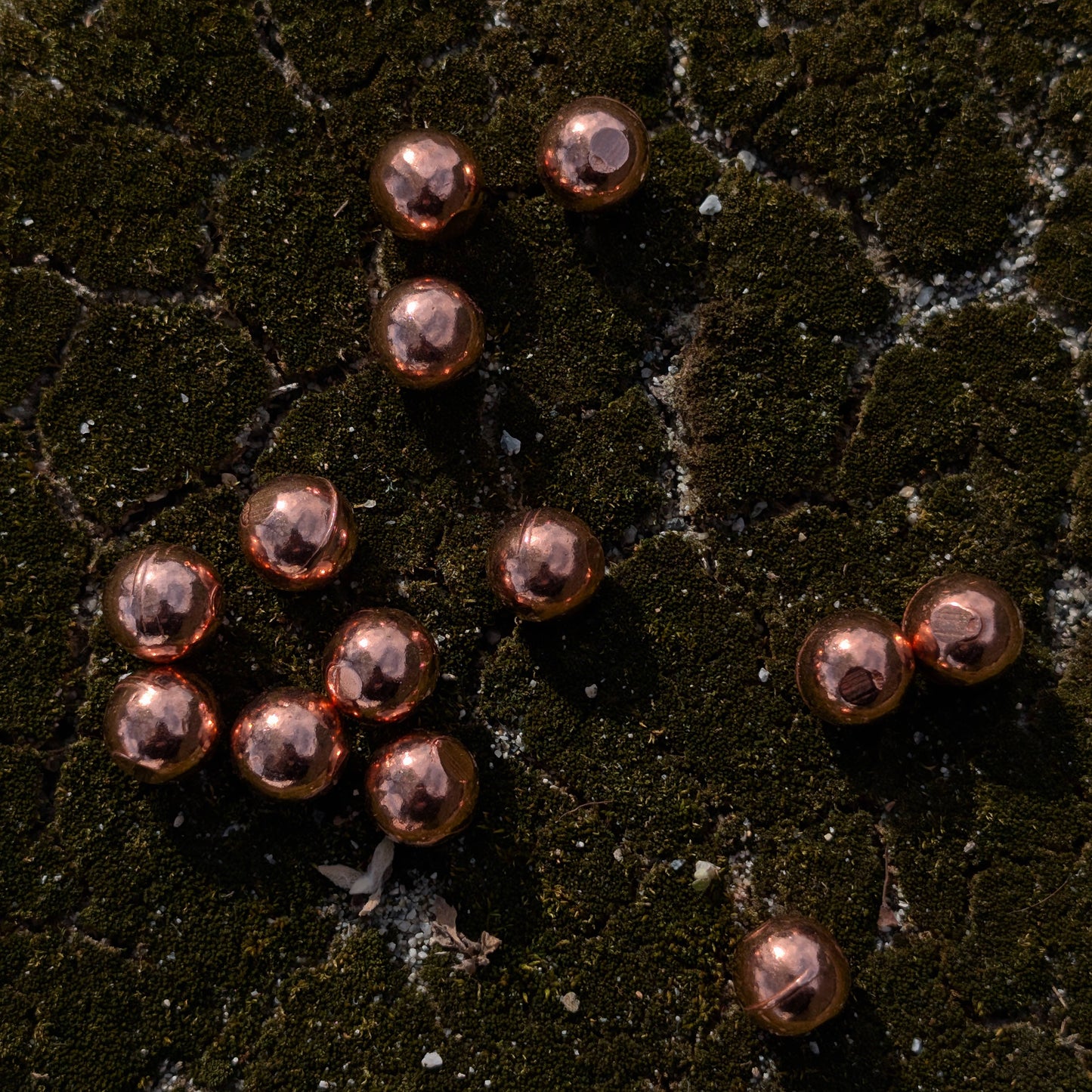 Tiny Copper Spheres