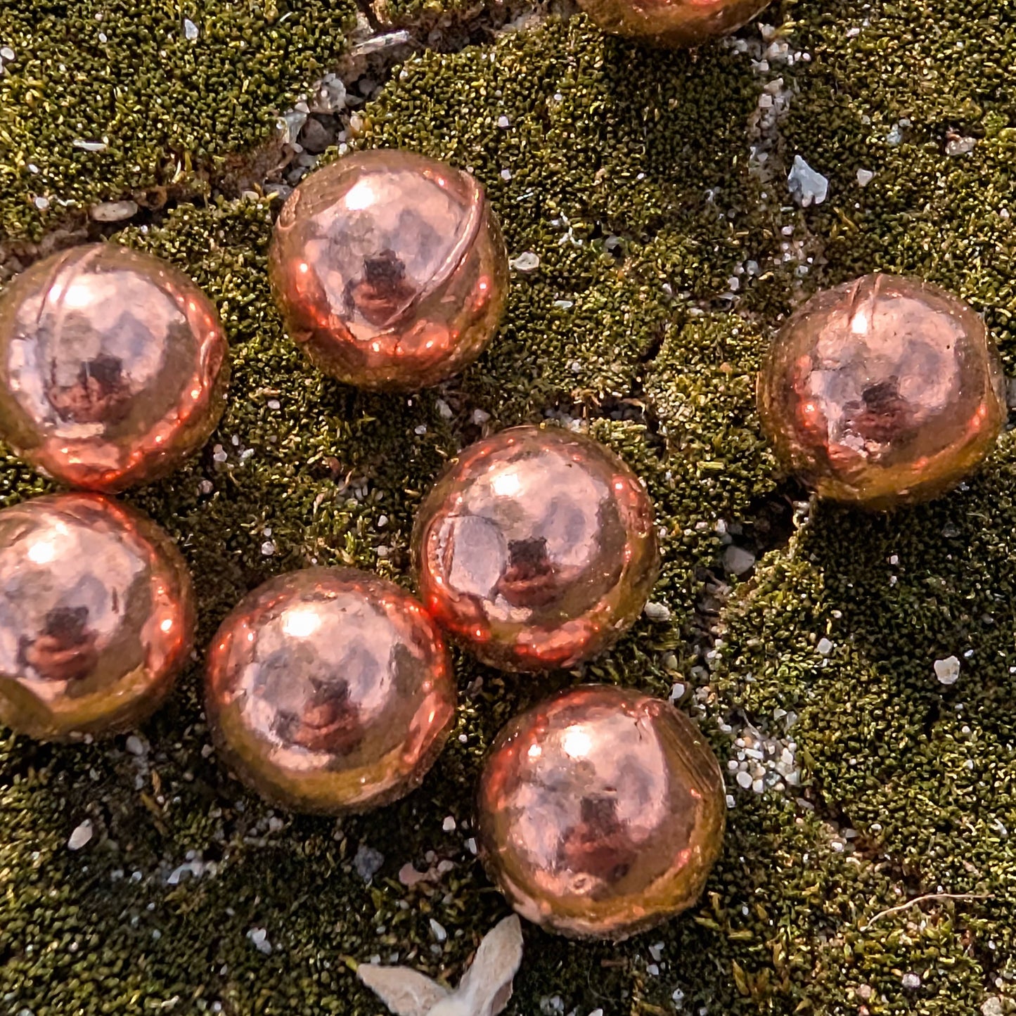 Tiny Copper Spheres