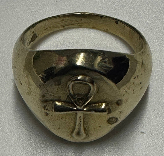 Ankh Band Ring