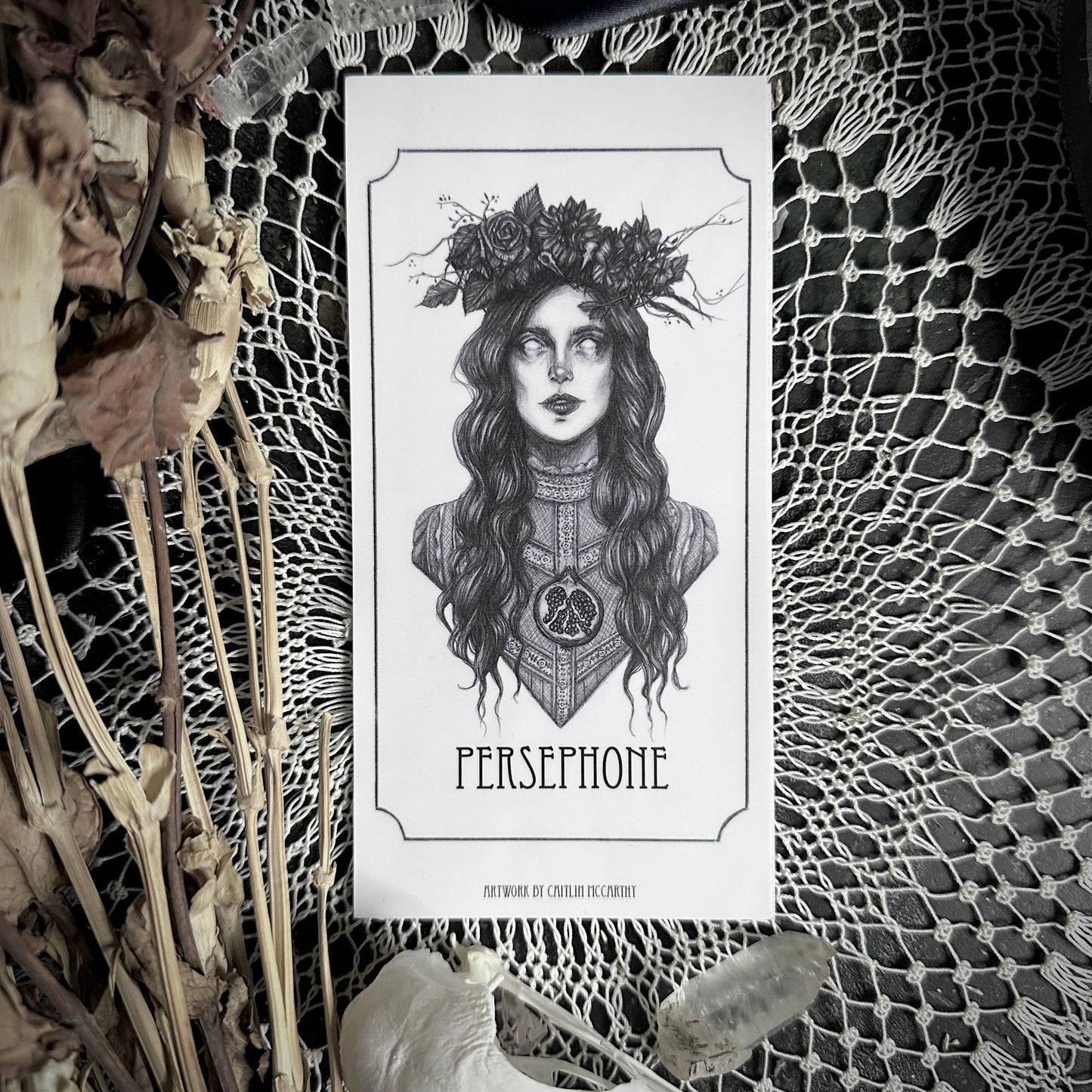 Persephone Altar Candle Sticker
