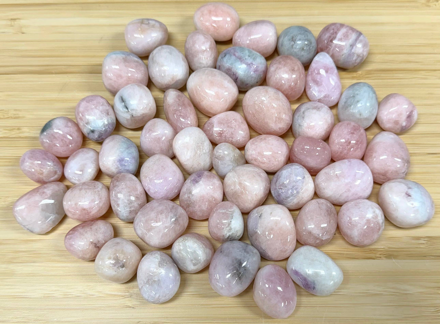 Tumbled/Polished Natural Pink Morganite