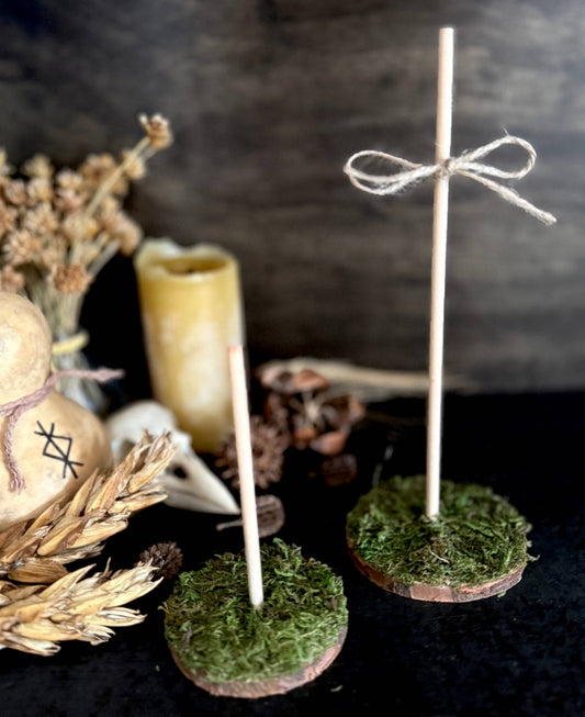 Wood Stand For Corn Husk Poppets