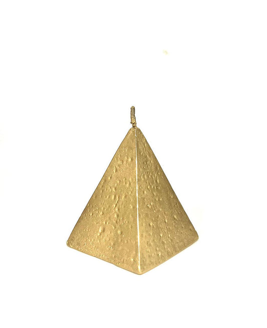 Gold Pyramid Candle