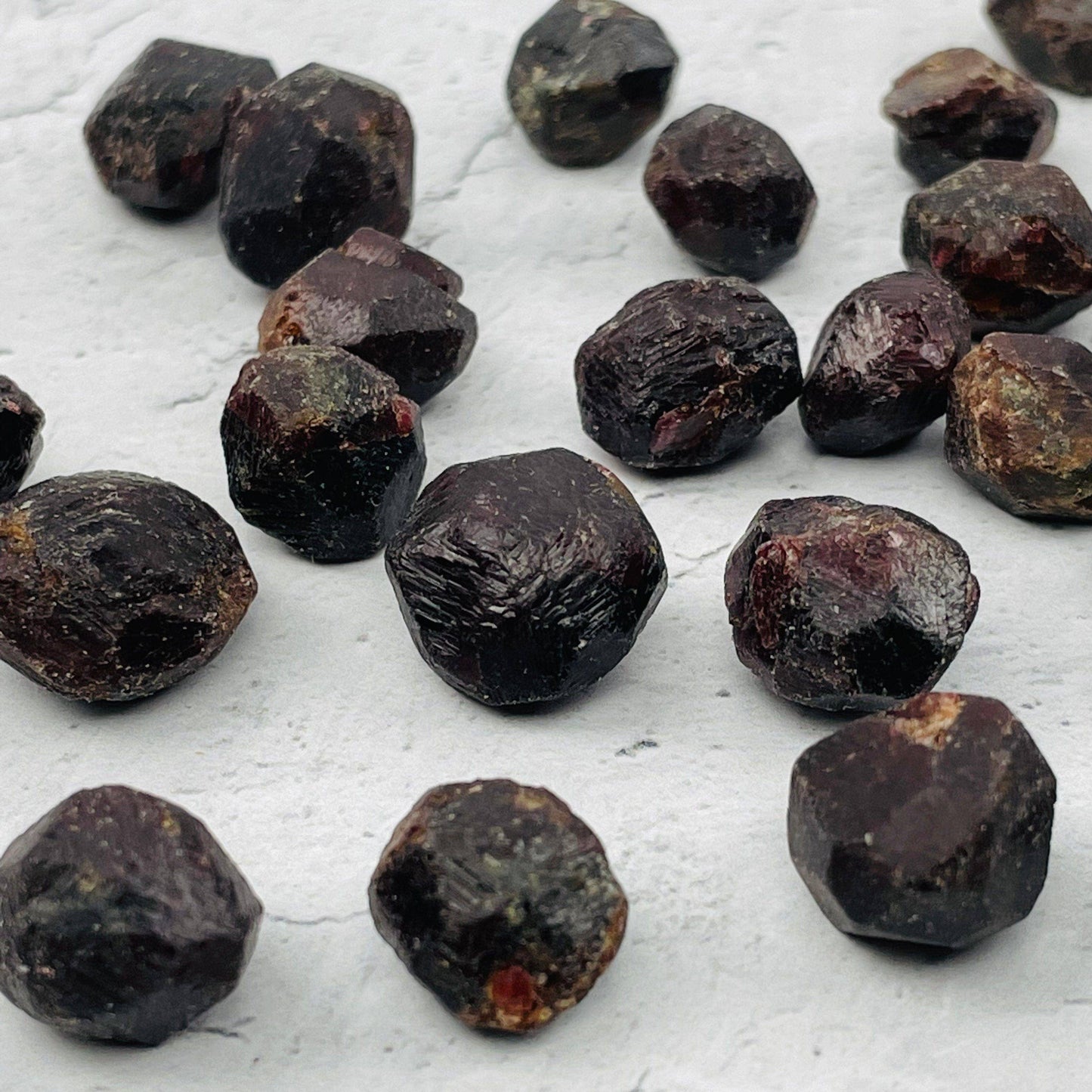 Tumbled/Rough Deep Red Garnet