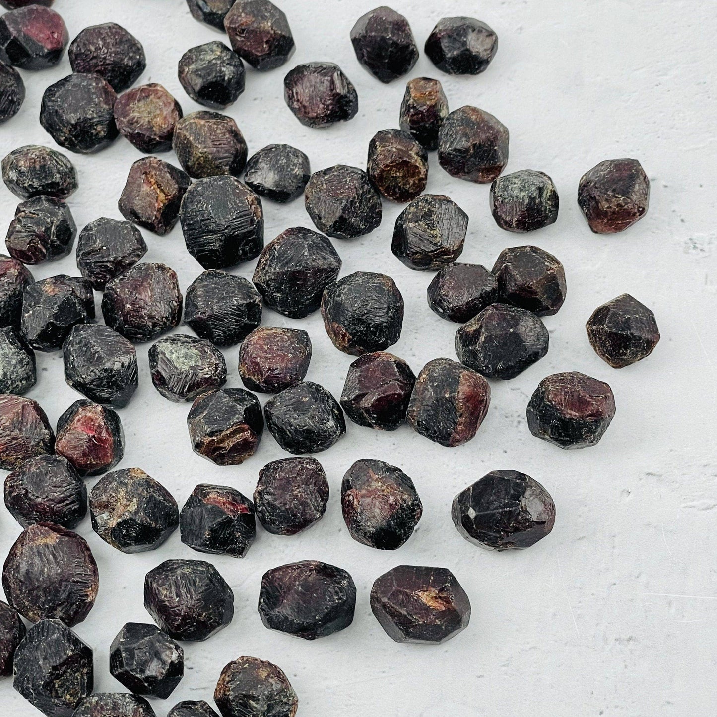Tumbled/Rough Deep Red Garnet