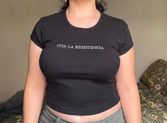 "Viva La Resistencia" Cropped T-Shirt