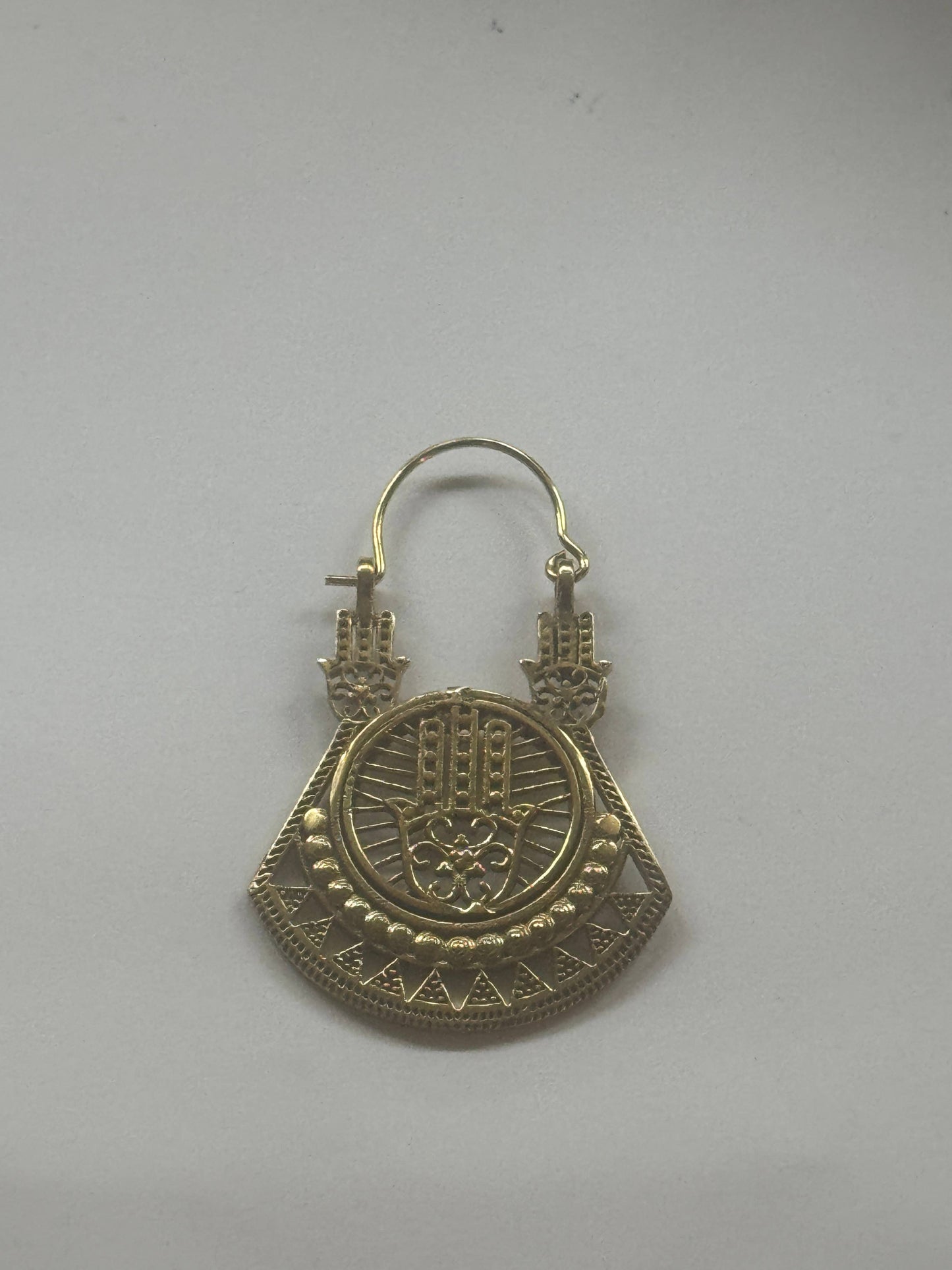 Hamsa Shield Earrings