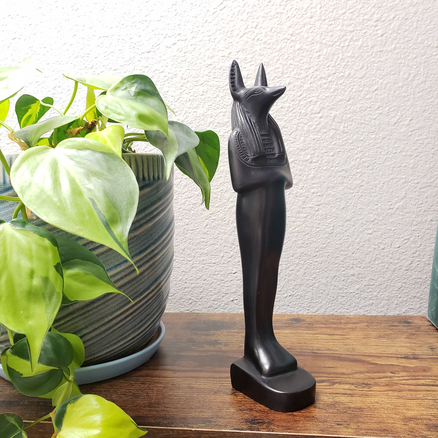 Egyptian Anubis Mummy Statue (11")