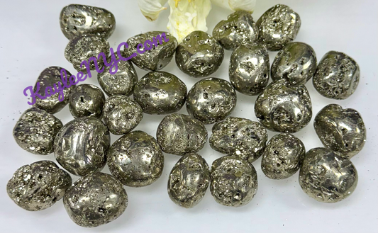 Tumbled/Polished Natural Pyrite