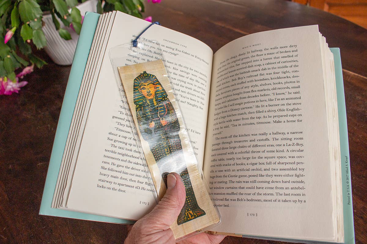 Large Sarcophagus Papyrus Bookmark
