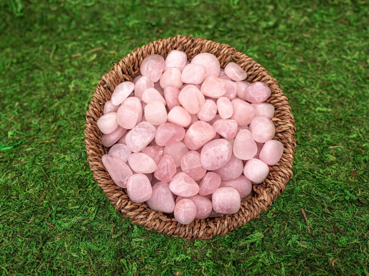 Tumbled/Polished Natural Rose Quartz