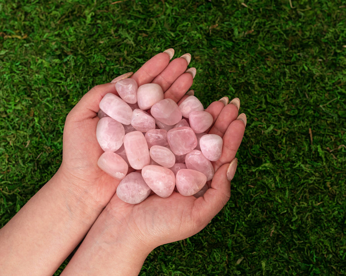Tumbled/Polished Natural Rose Quartz