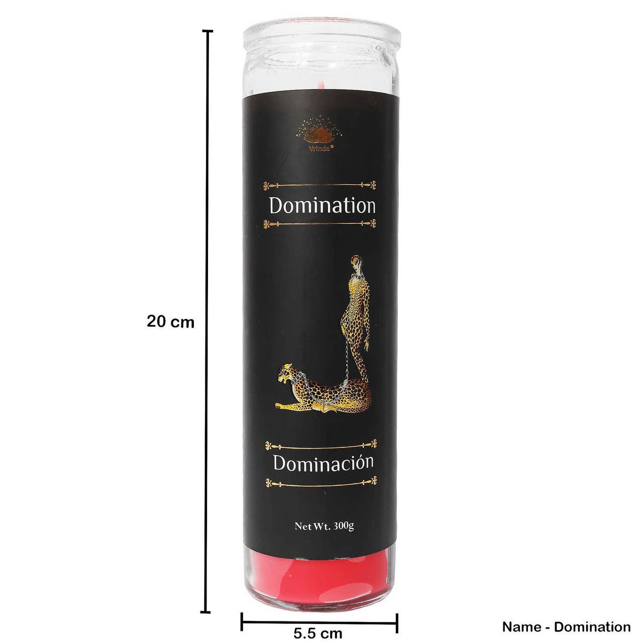 Domination 7-Day Ritual Candle (8" x 2")