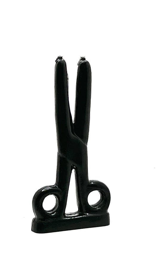 Black Scissors Candle