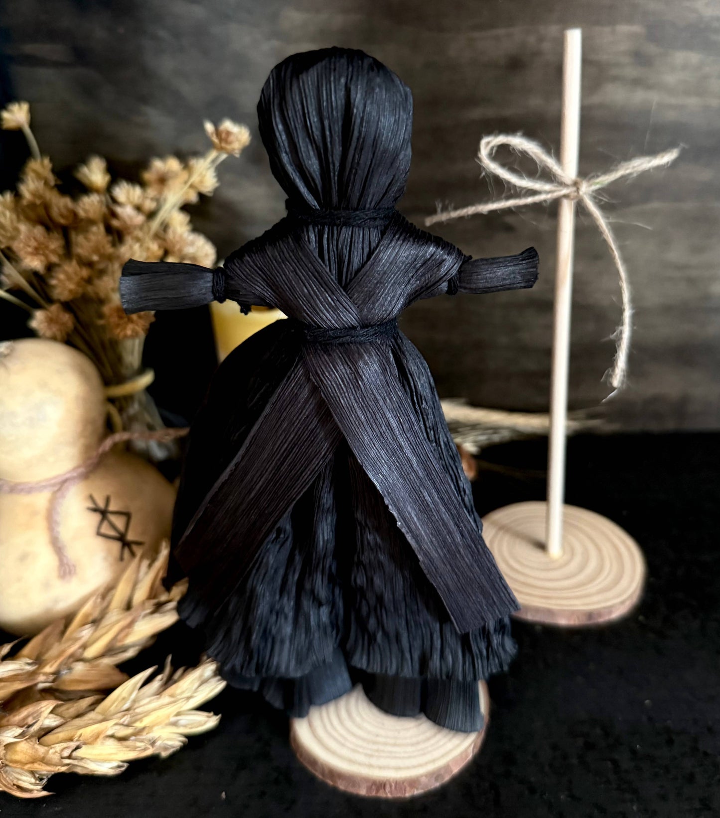 Wood Stand For Corn Husk Poppets