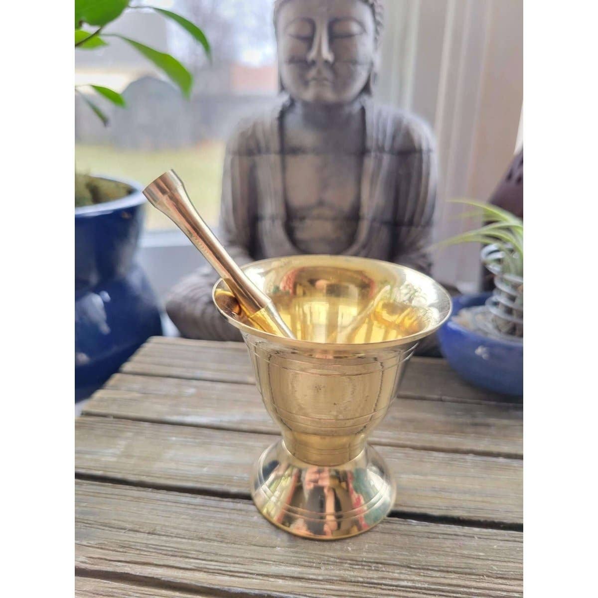 Small Brass Mortar And Pestle Set Apothecary Small Mortar