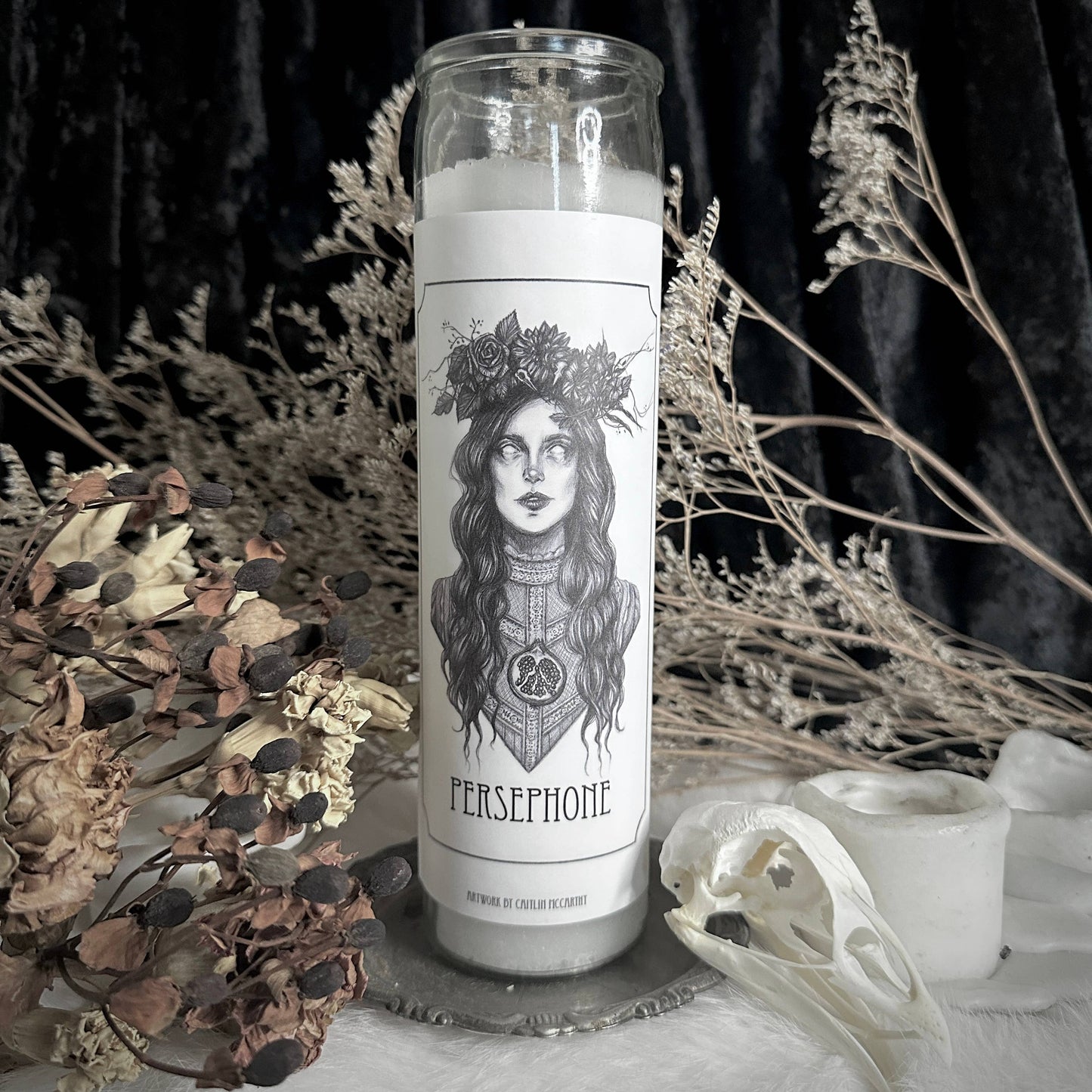 Persephone Altar Candle Sticker