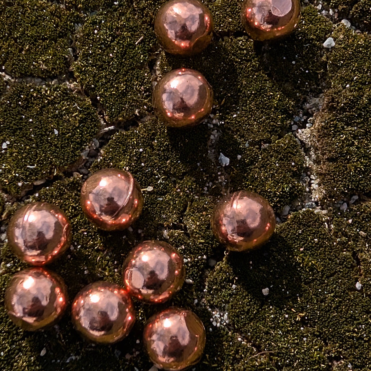Tiny Copper Spheres