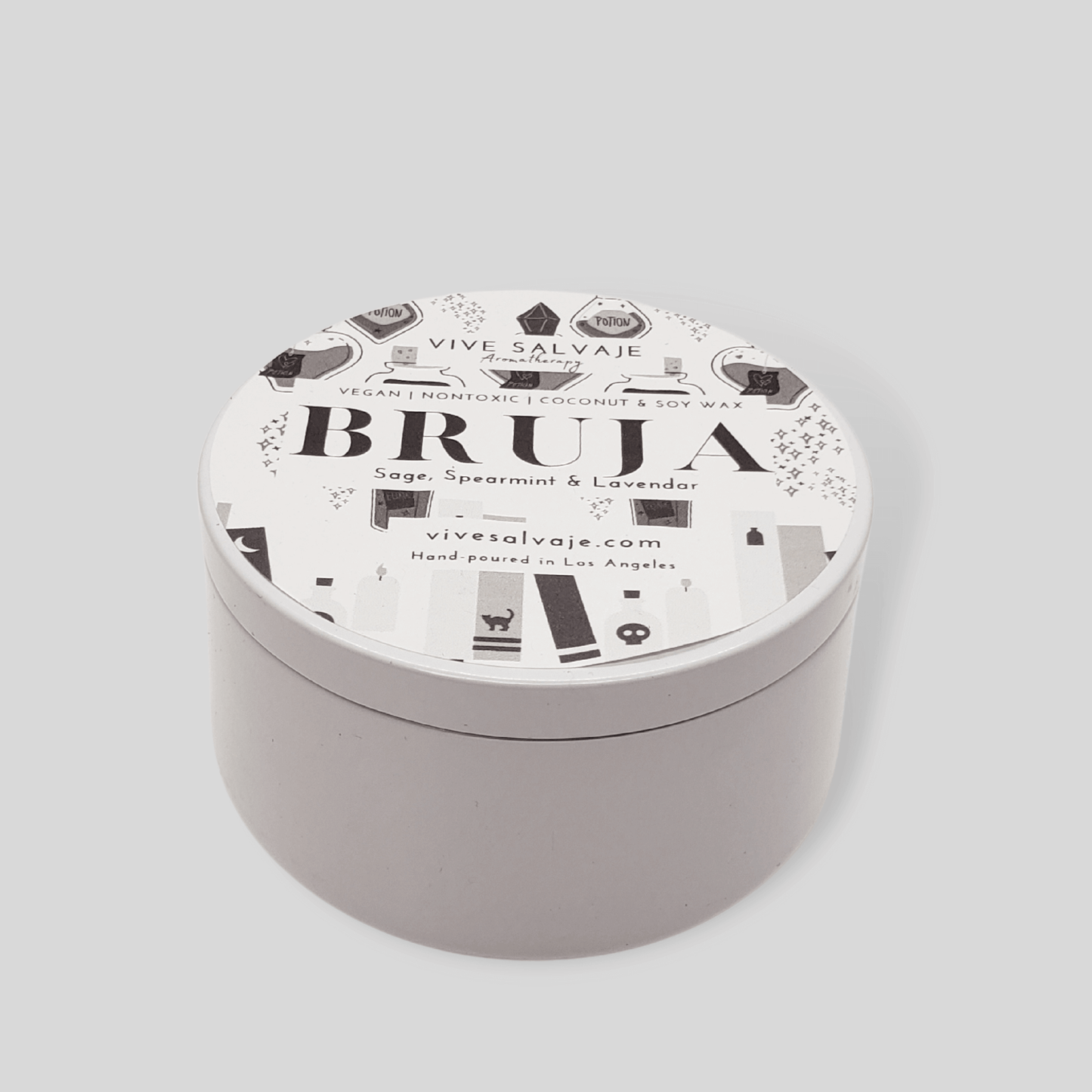 Bruja Witch Collection Tin Candle