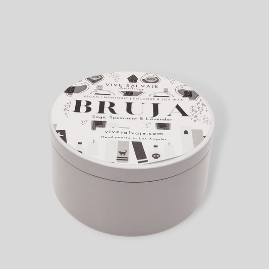 Bruja Witch Collection Tin Candle
