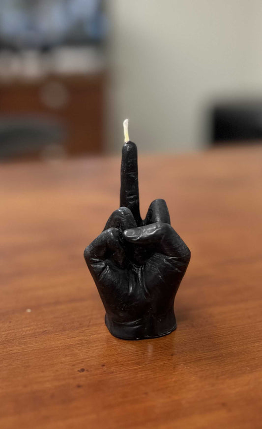 Middle Finger Candle
