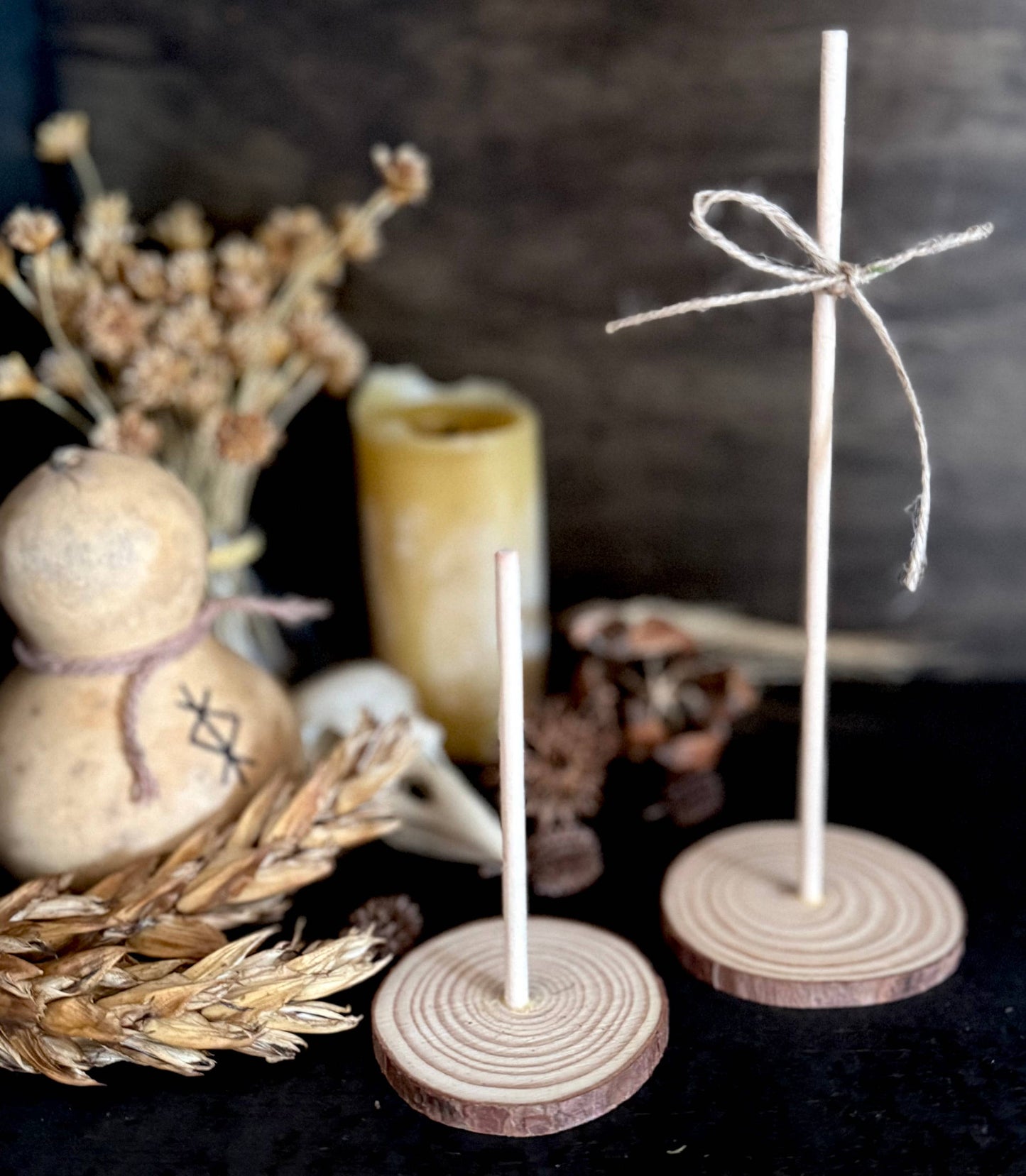 Wood Stand For Corn Husk Poppets