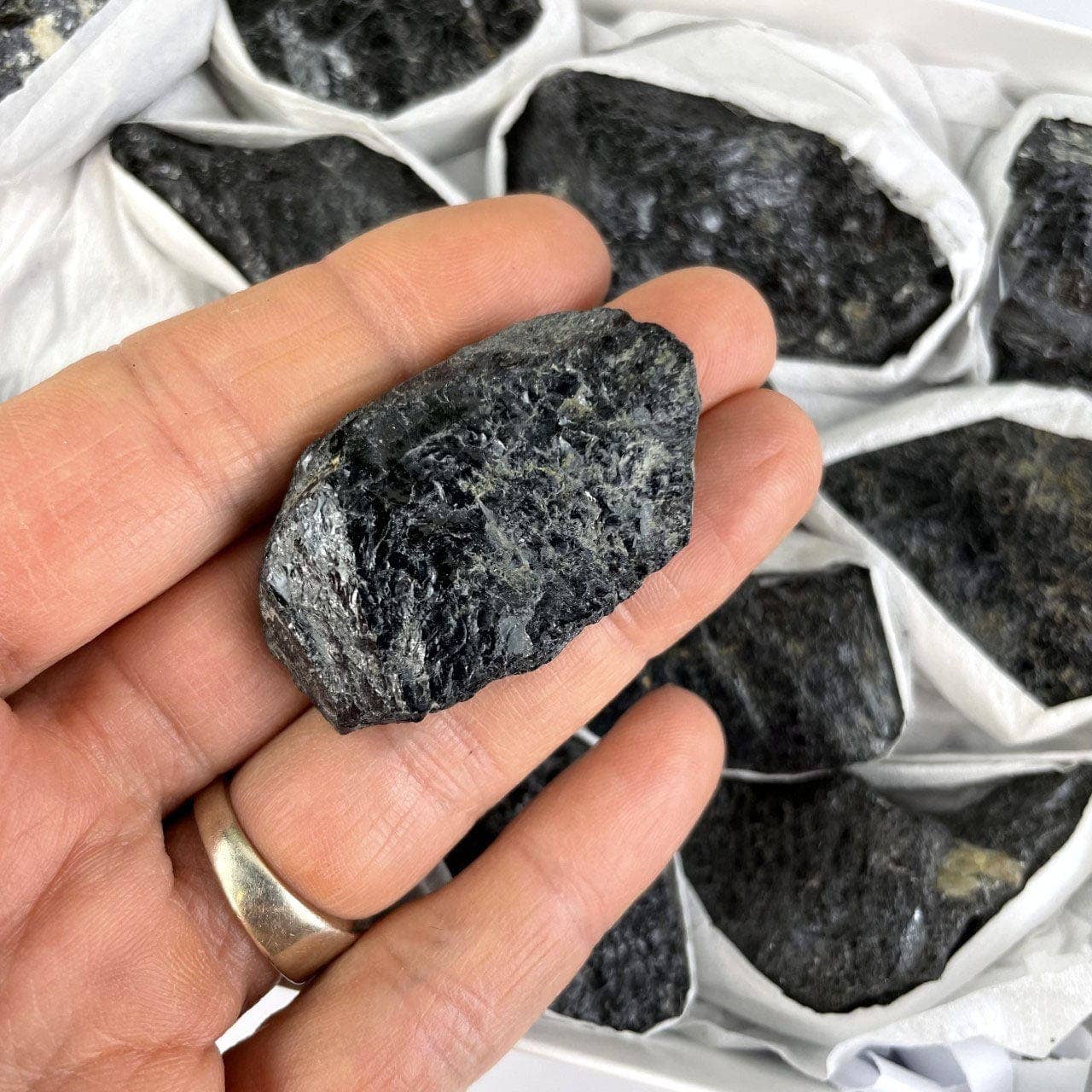 Raw Black Tourmaline Crystal