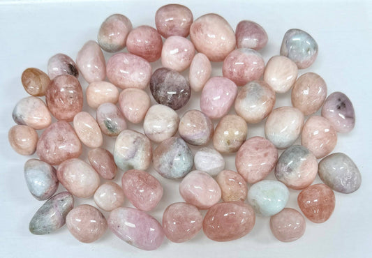 Tumbled/Polished Natural Pink Morganite