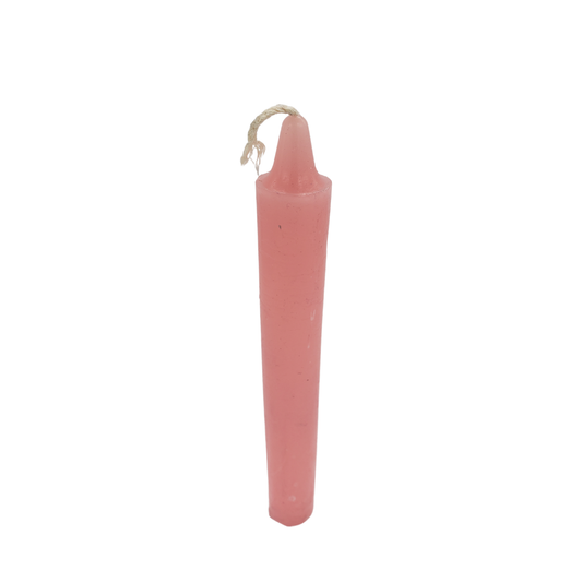 Pink Spell Candle (6")