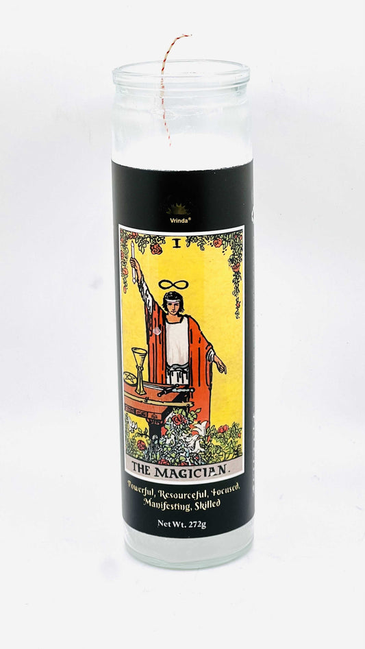The Magician Tarot Candle  (8" x 2")